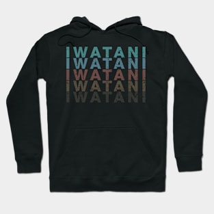 Vintage Proud Name Iwatani Personalized Birthday Retro Hoodie